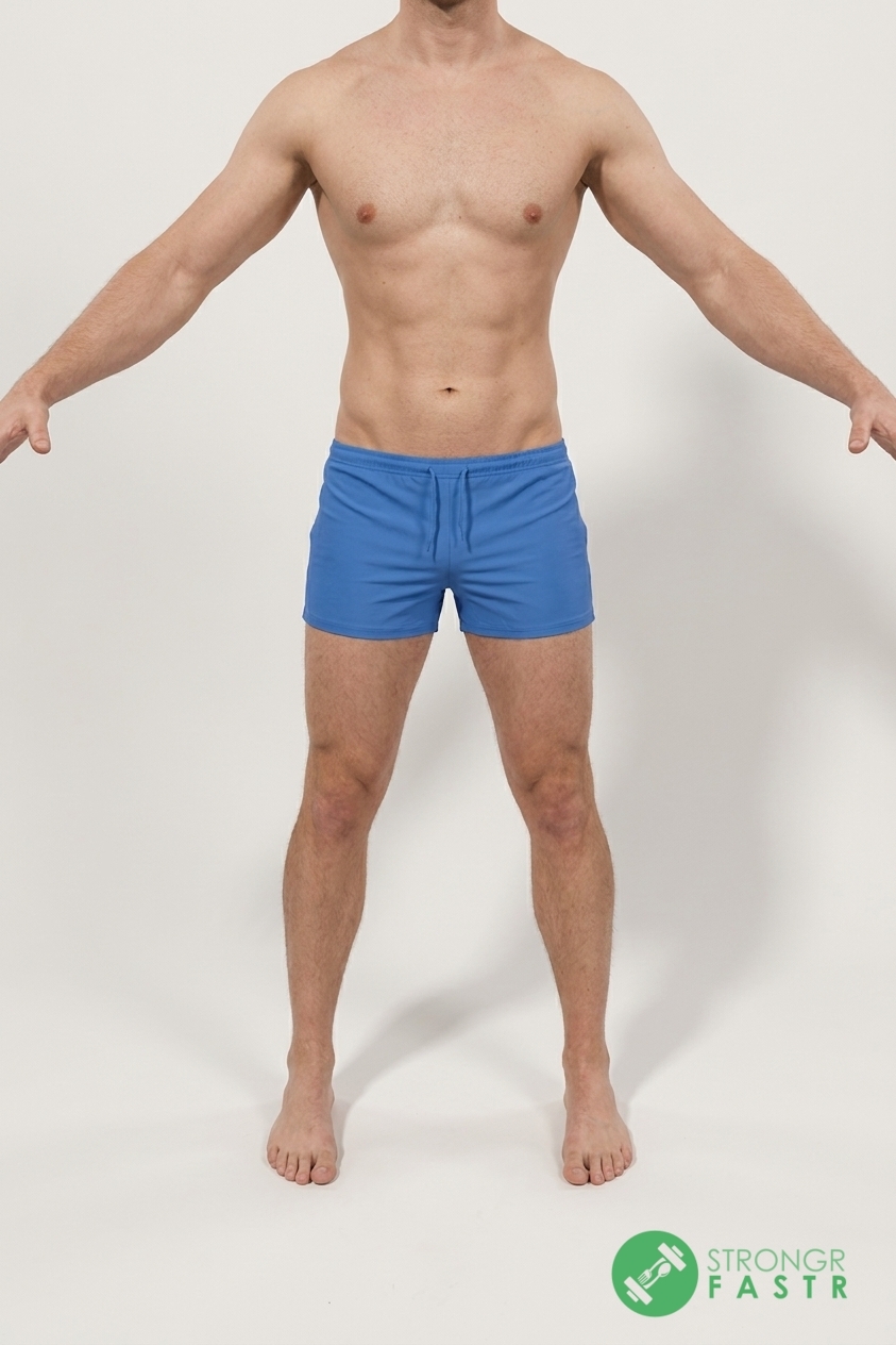 A 5'7", 140 lbs male at about 5% body fat