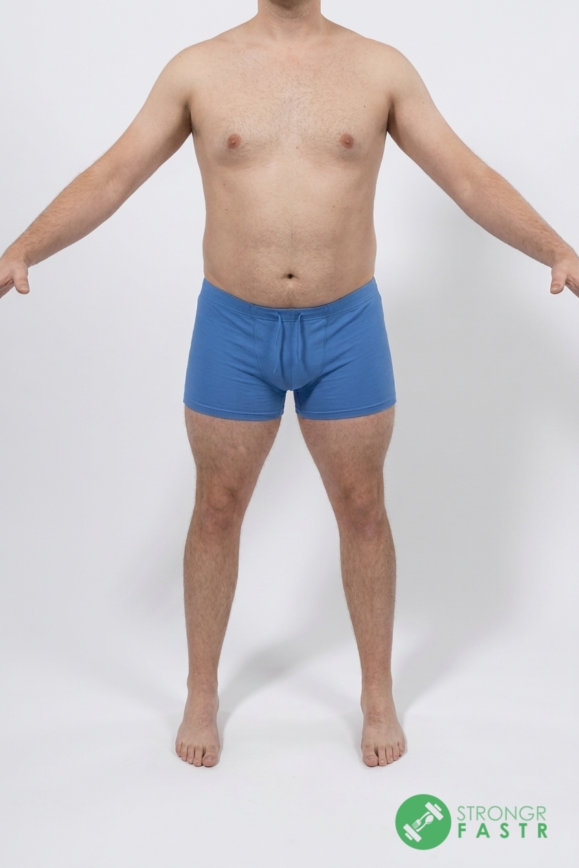 A 5'11", 210 lbs male at about 28% body fat
