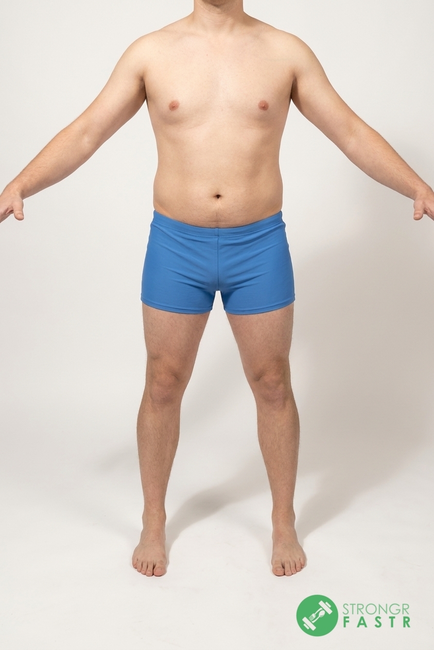 A 6'1", 210 lbs male at about 24% body fat