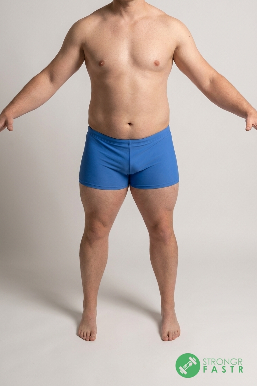A 5'9", 230 lbs male at about 22% body fat