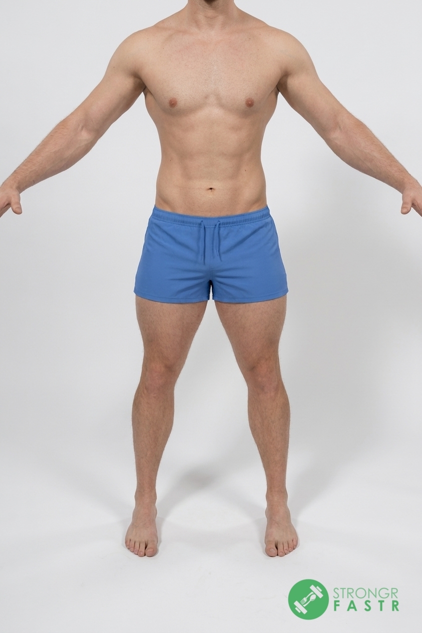 A 6'5", 210 lbs male at about 12% body fat