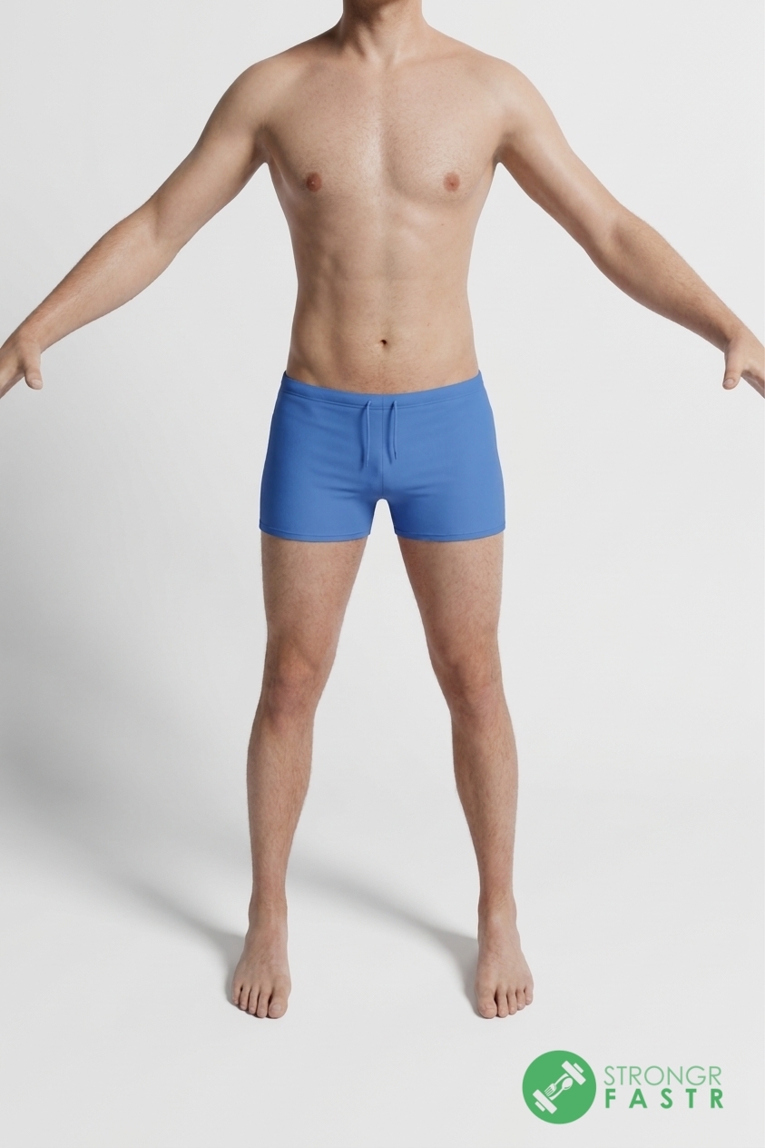 A 6'2", 170 lbs male at about 11% body fat