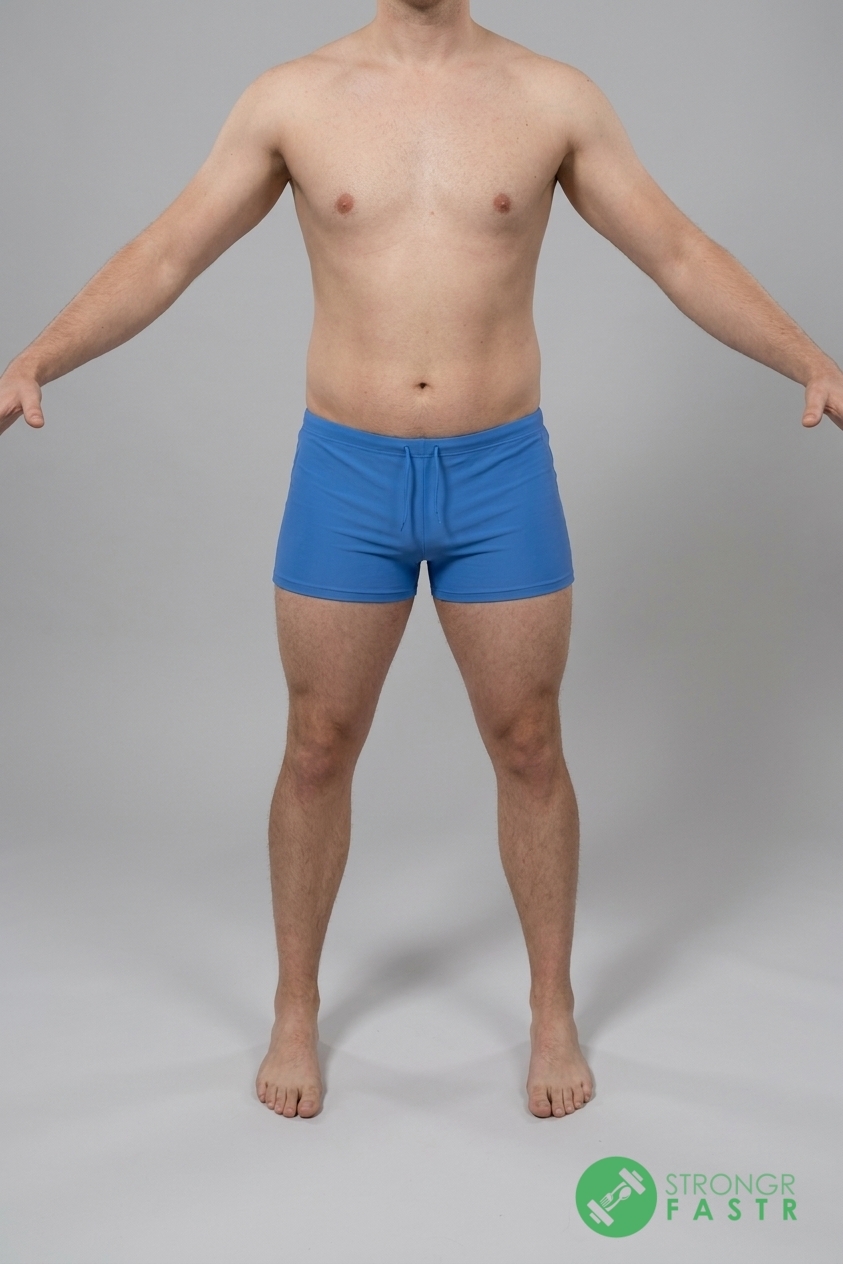 A 6 foot, 200 lbs male at about 19% body fat
