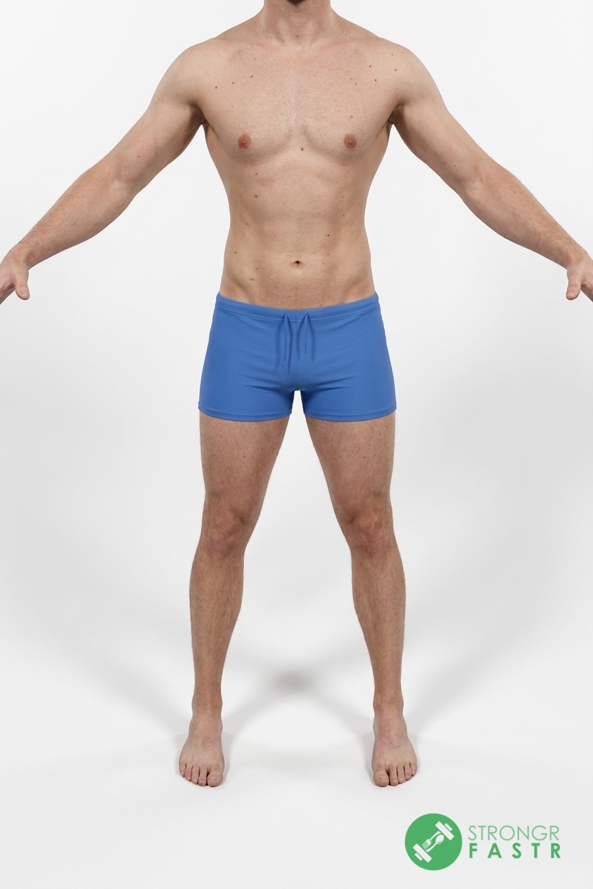 A 5'10", 160 lbs male at about 8% body fat