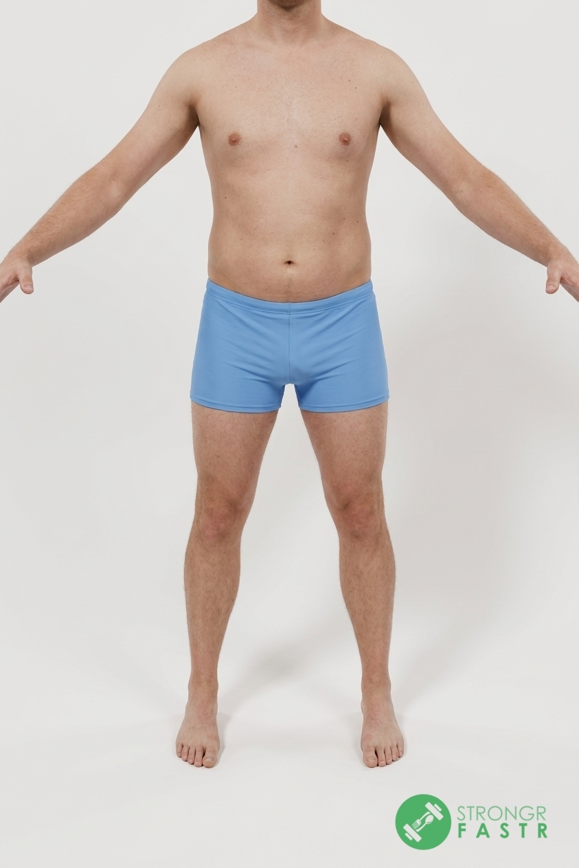 A 6'1", 210 lbs male at about 21% body fat