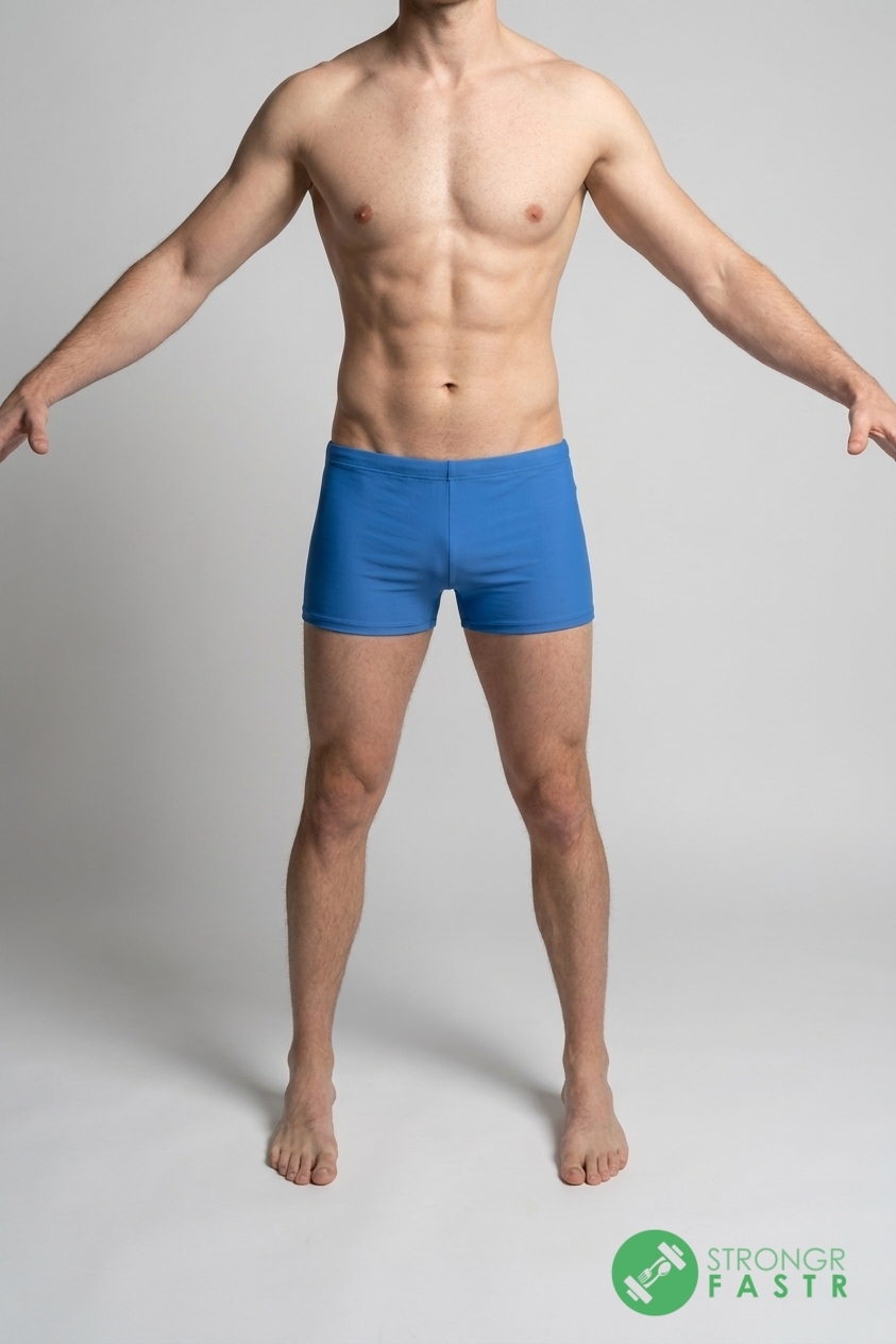 A 6'3", 170 lbs male at about 11% body fat