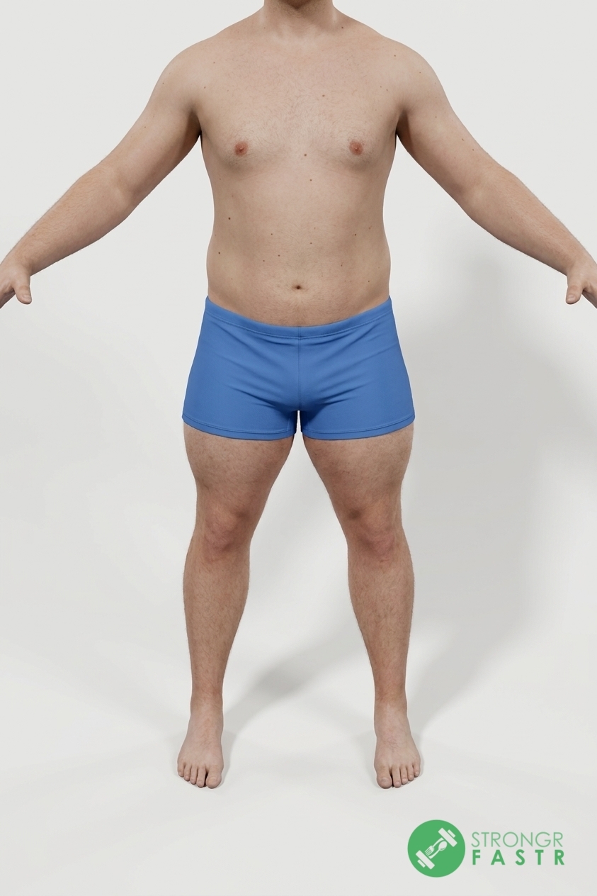 A 5'6", 190 lbs male at about 23% body fat