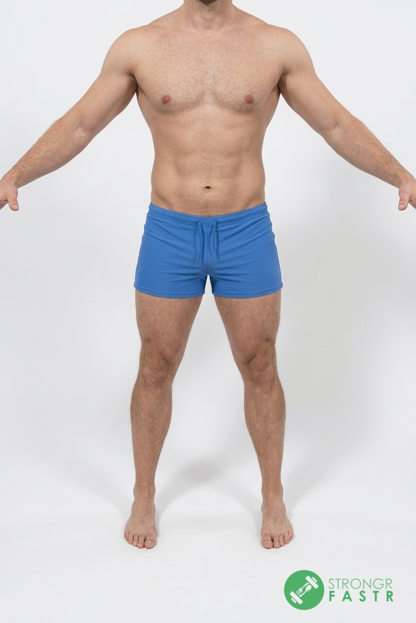 A 5'7", 170 lbs male at about 14% body fat