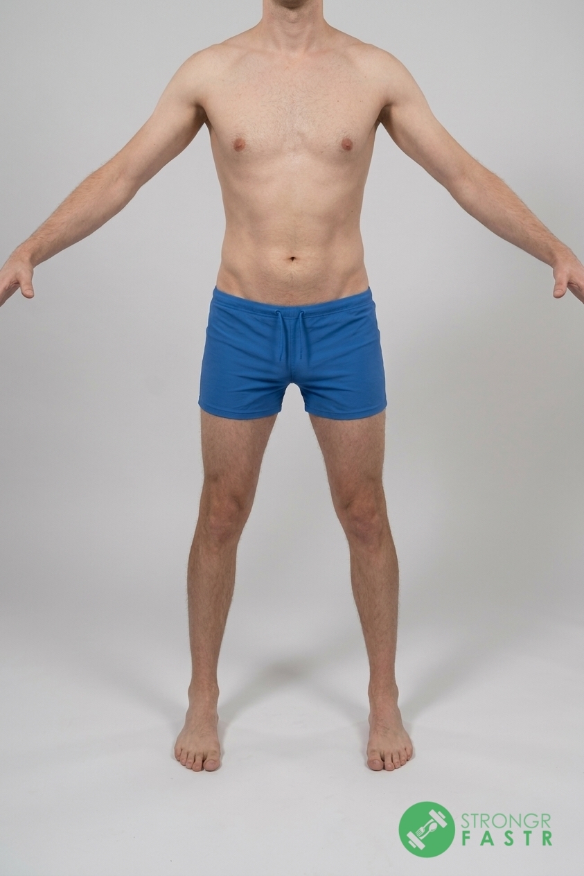 A 6'3", 150 lbs male at about 11% body fat