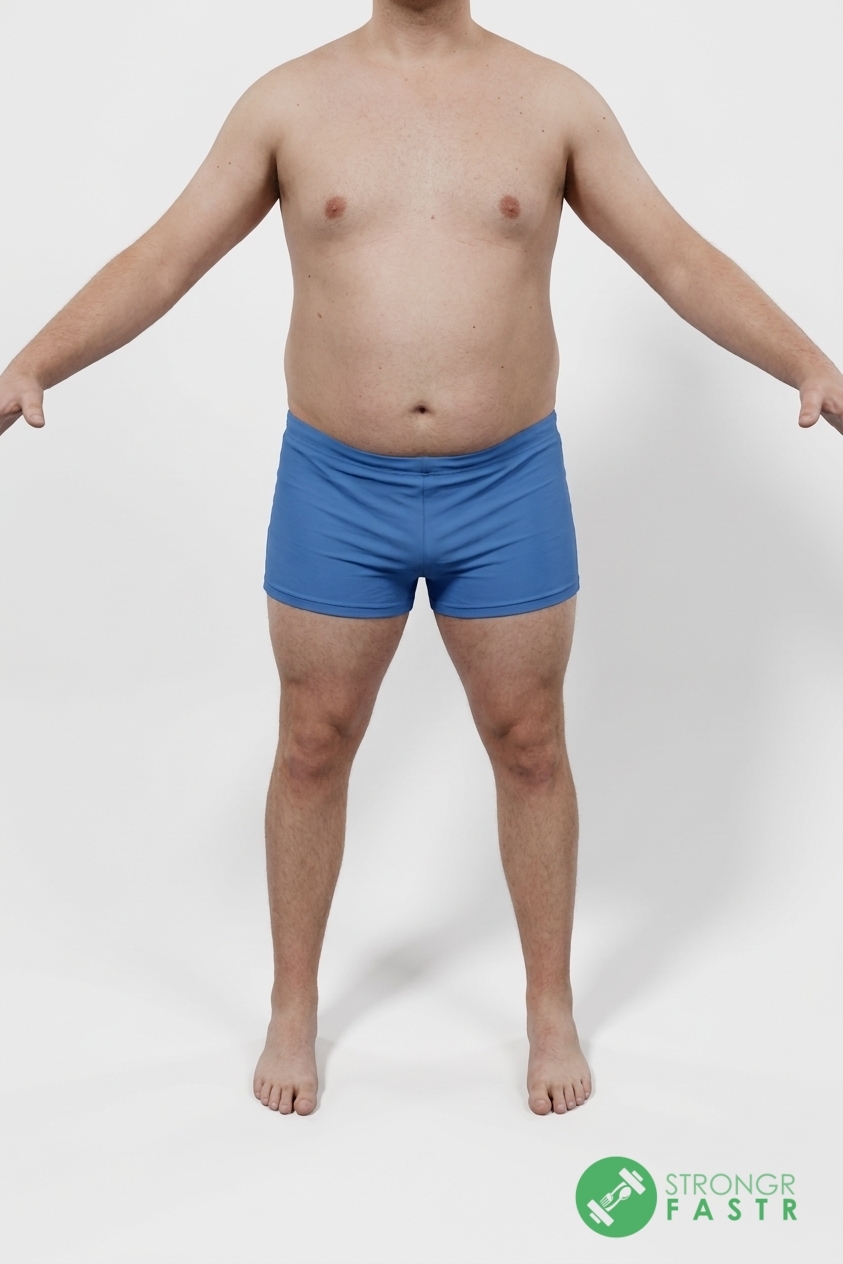 A 5'8", 200 lbs male at about 33% body fat