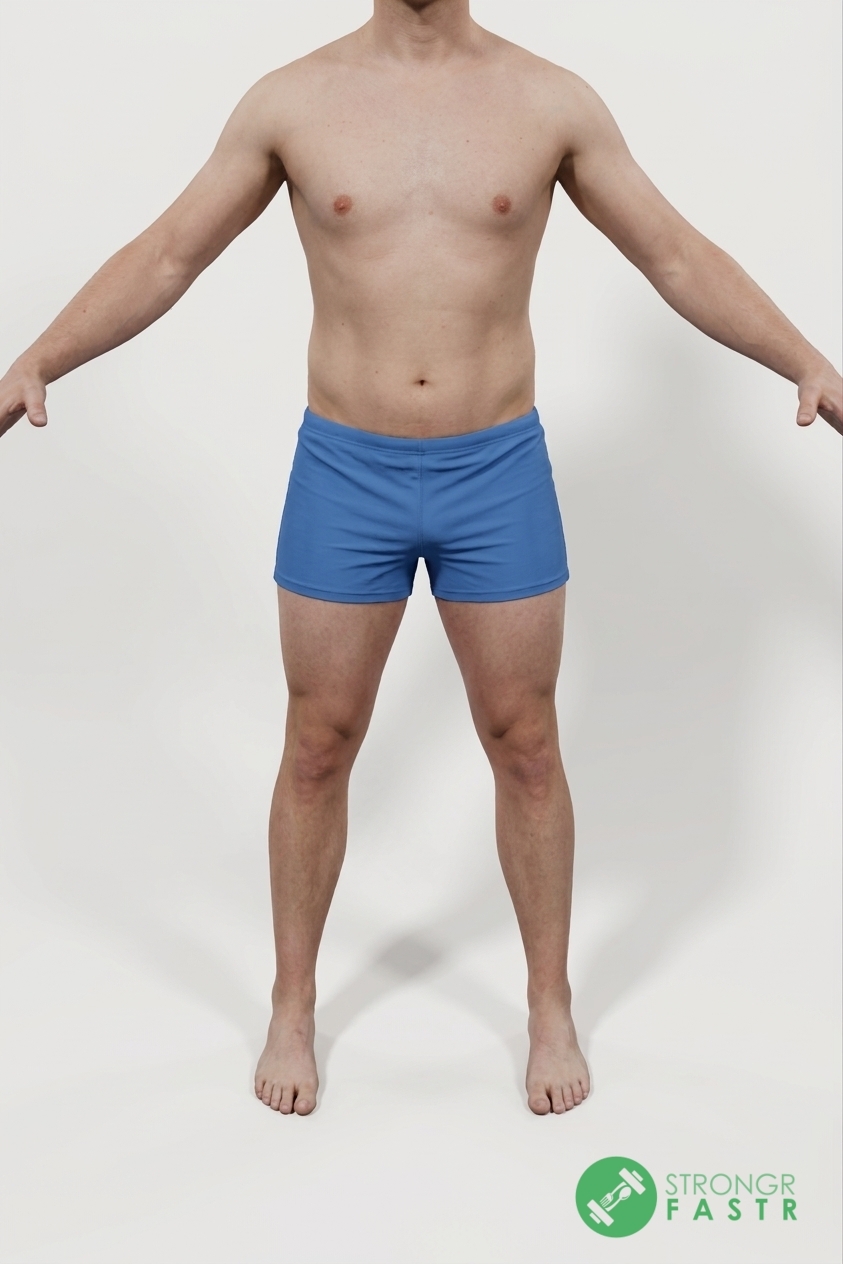 A 5'10", 180 lbs male at about 17% body fat