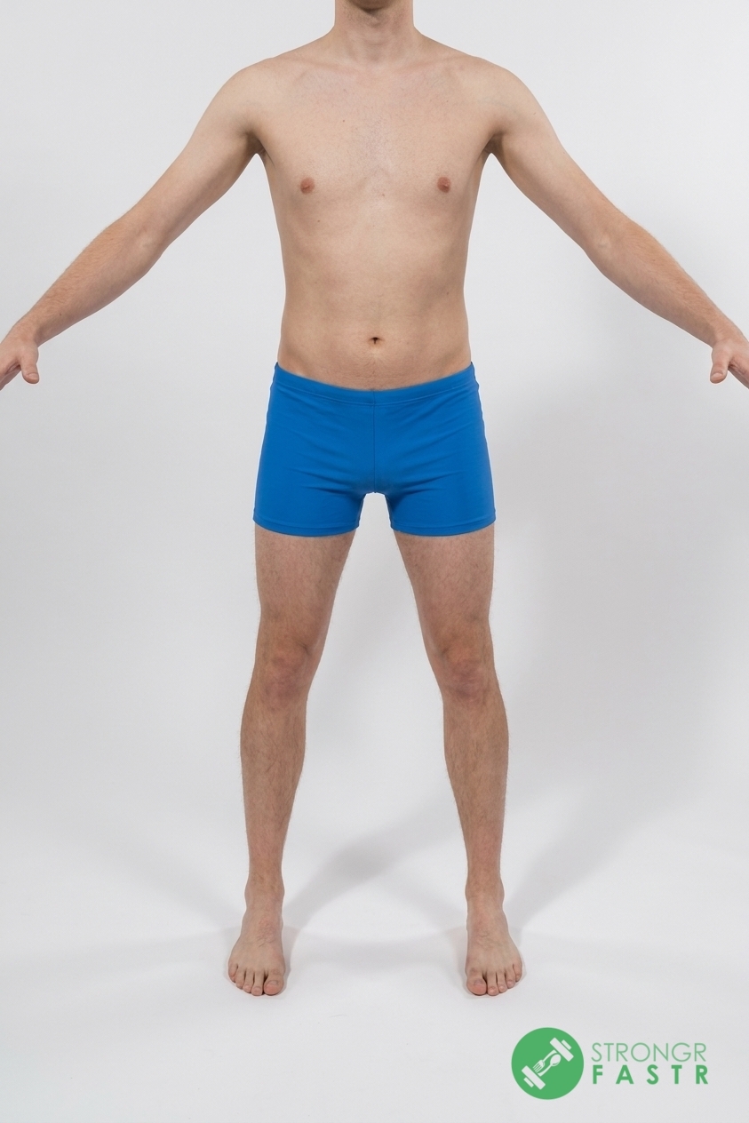 A 6'3", 180 lbs male at about 19% body fat