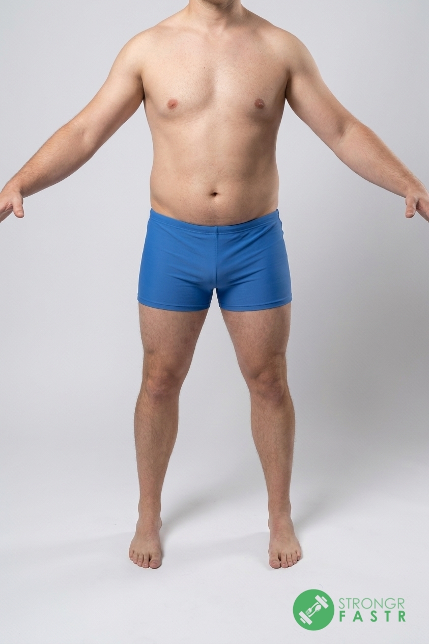 A 5'9", 210 lbs male at about 22% body fat