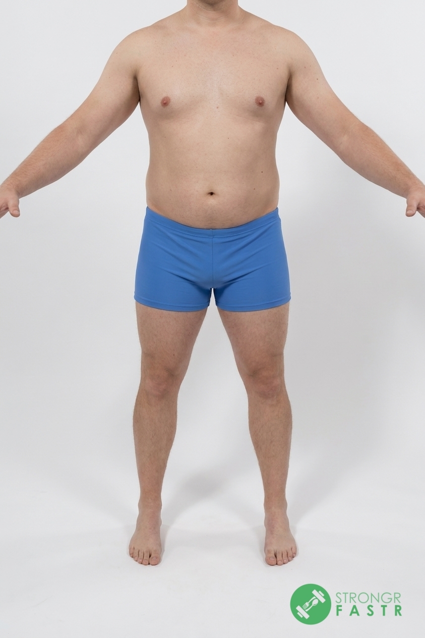 A 6 foot, 250 lbs male at about 26% body fat