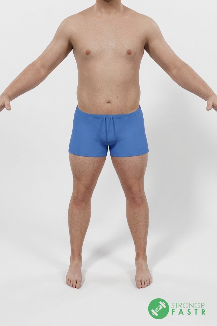 A 6 foot, 220 lbs male at about 22% body fat