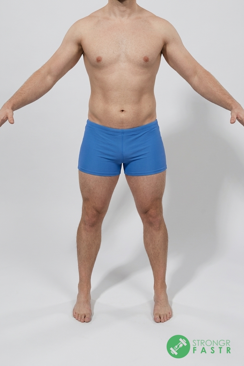 A 5'7", 170 lbs male at about 16% body fat