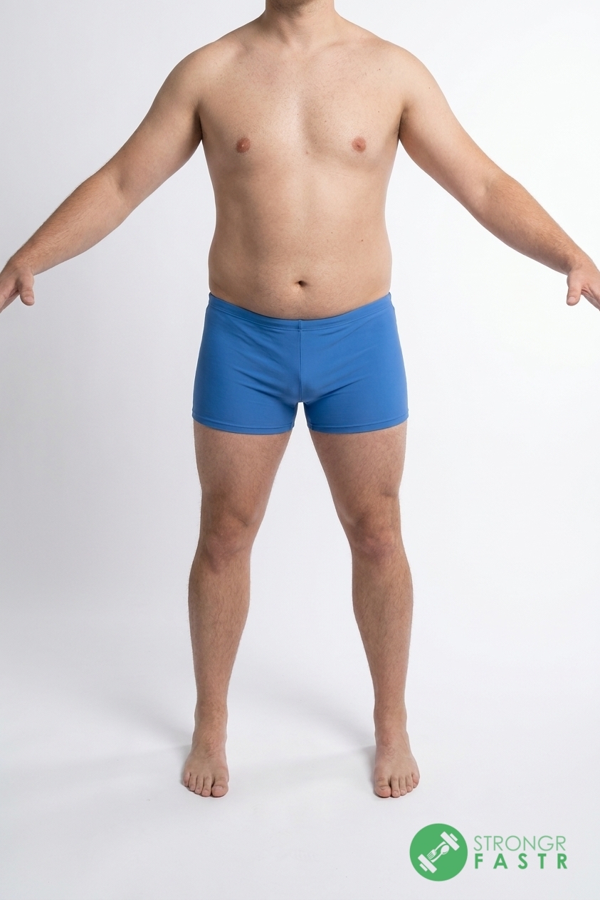 A 6'2", 230 lbs male at about 24% body fat
