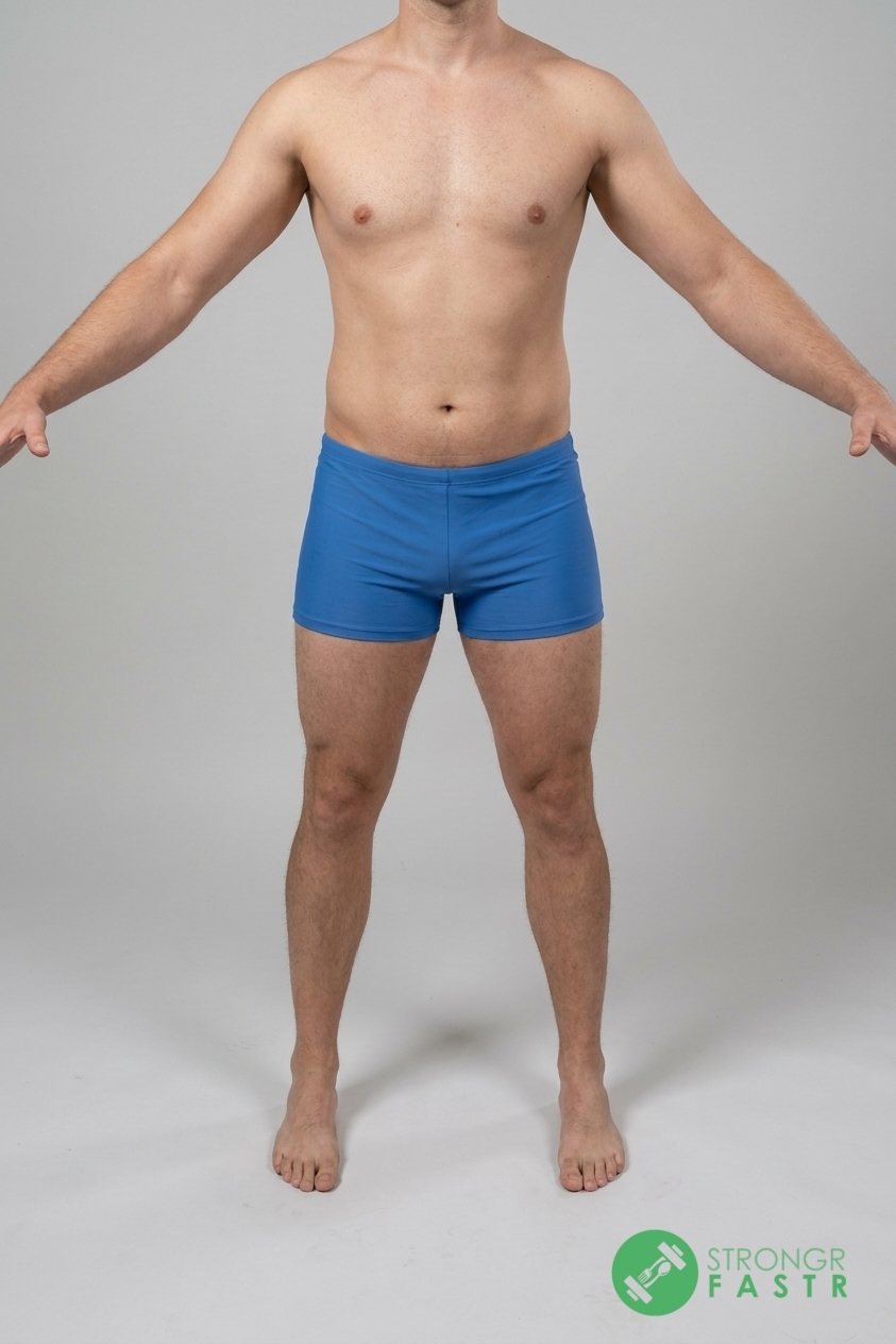 A 6'2", 220 lbs male at about 19% body fat