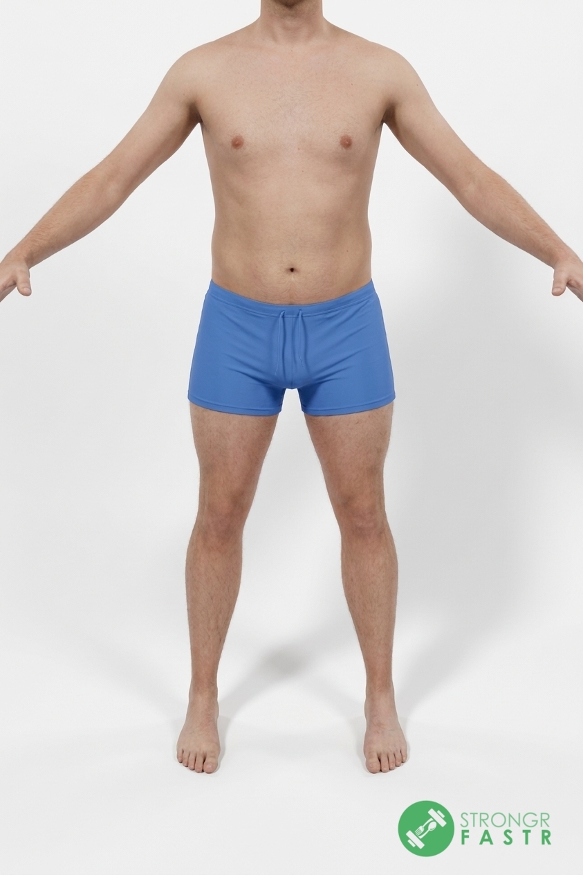A 6 foot, 190 lbs male at about 23% body fat