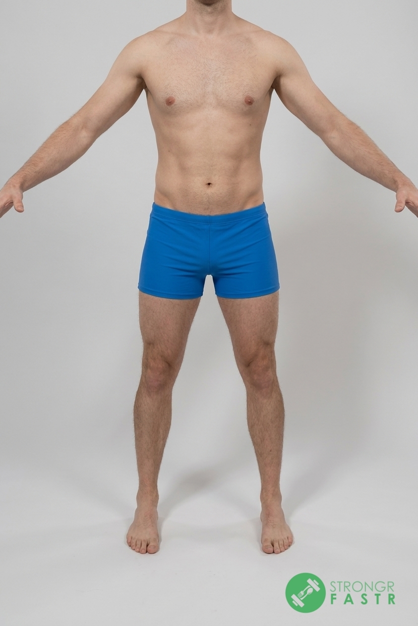 A 6'1", 180 lbs male at about 16% body fat