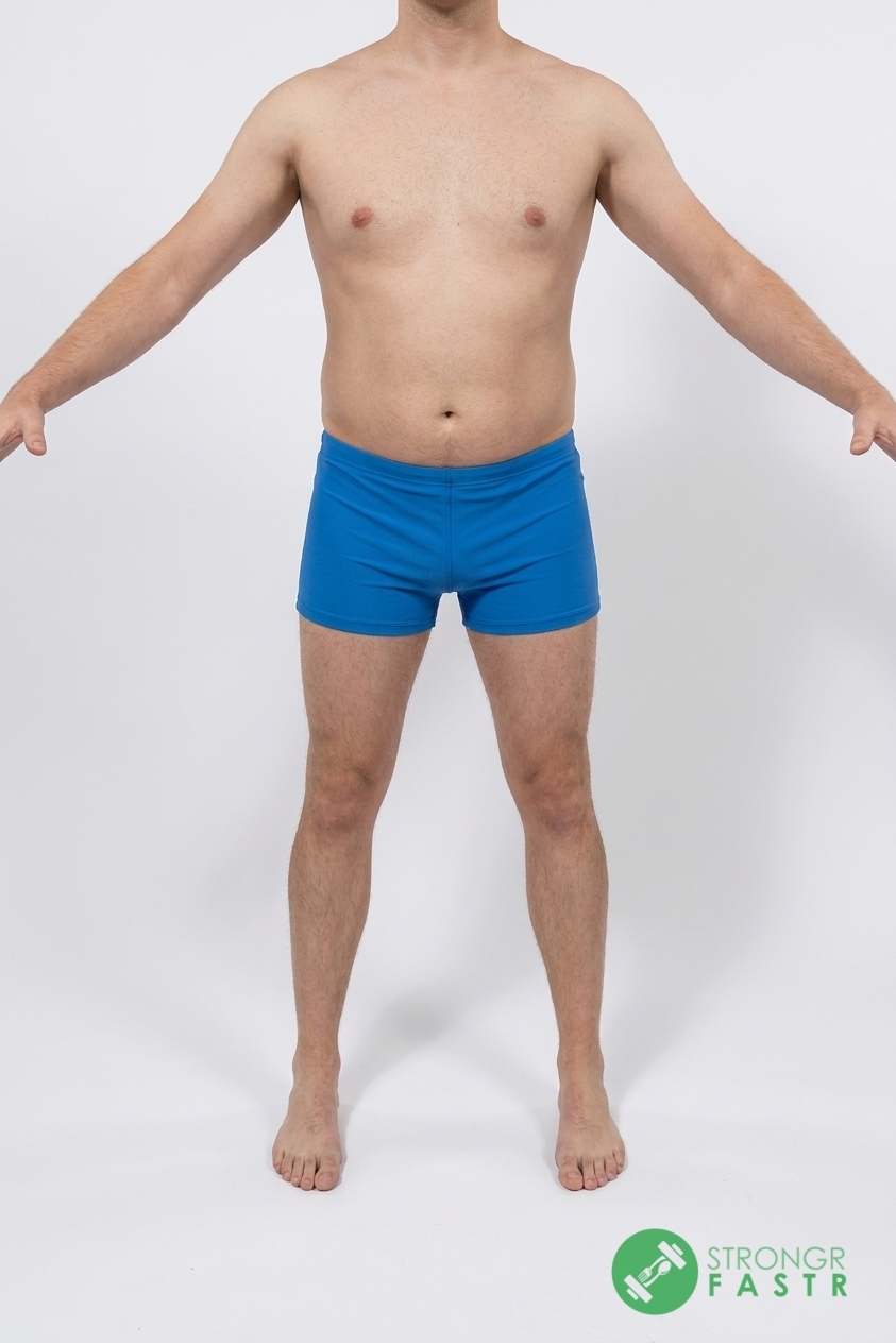 A 6'3", 210 lbs male at about 25% body fat
