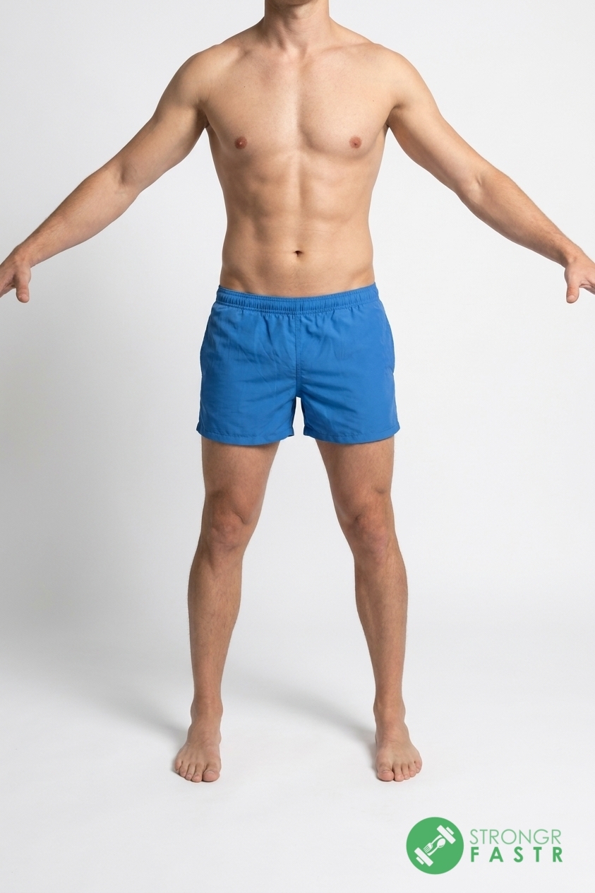 A 5'8", 120 lbs male at about 4% body fat