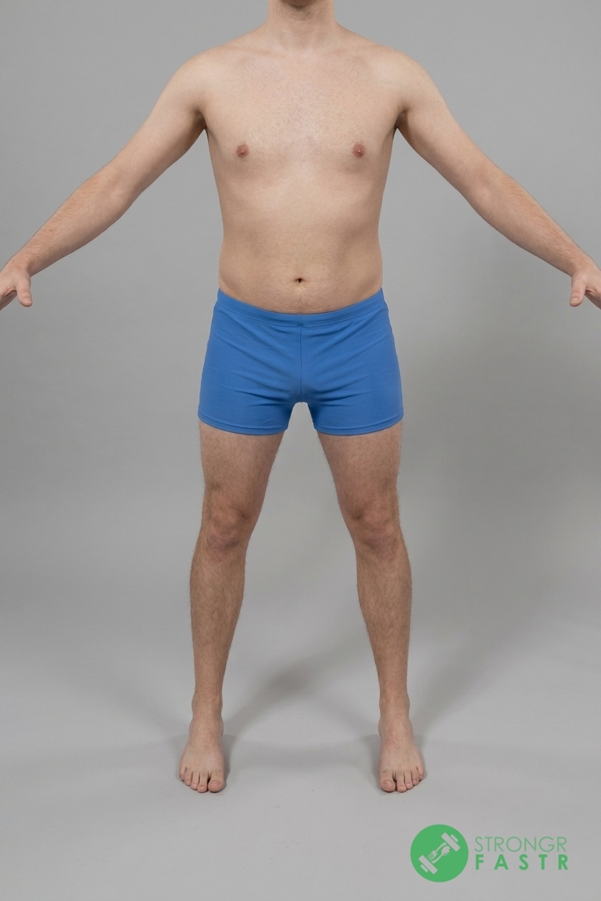 A 5'5", 140 lbs male at about 21% body fat