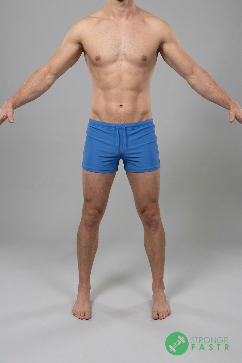 A 5'8", 140 lbs male at about 6% body fat
