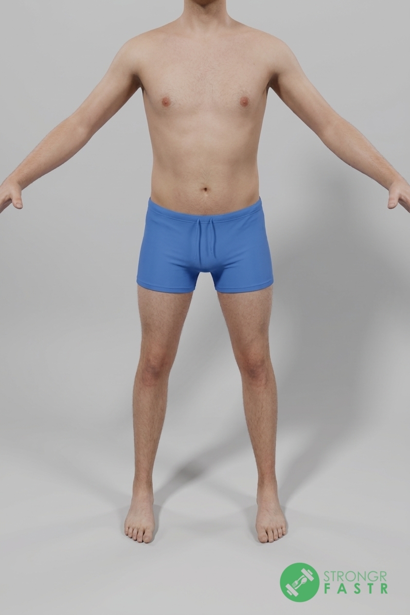 A 5'10", 160 lbs male at about 23% body fat