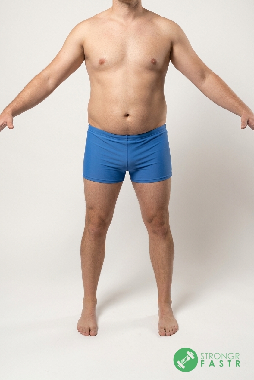 A 6 foot, 220 lbs male at about 30% body fat
