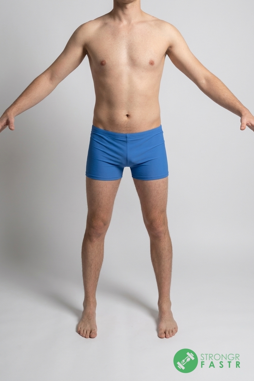 A 6'3", 180 lbs male at about 19% body fat