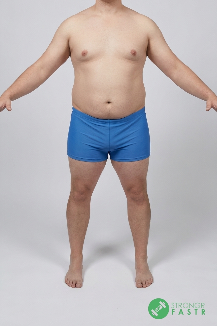 A 5'10", 240 lbs male at about 31% body fat