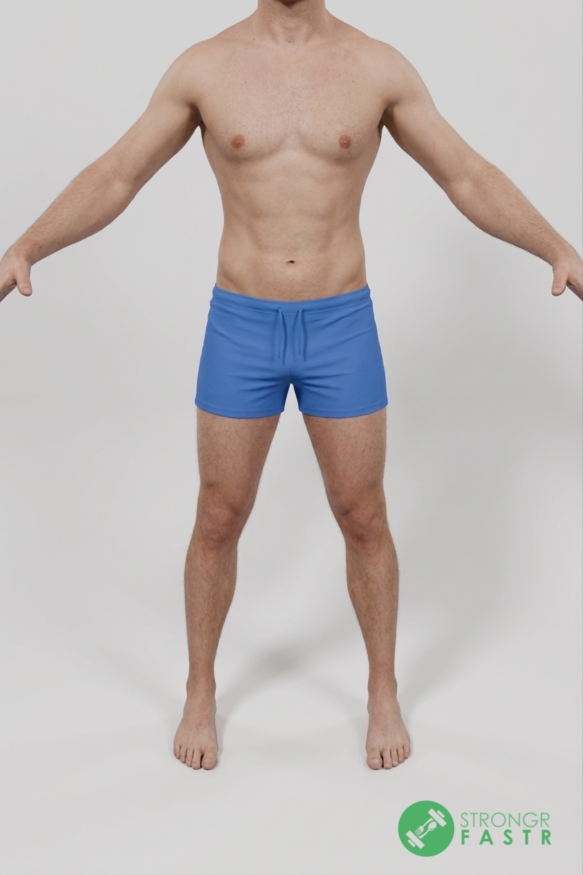 A 5'6", 140 lbs male at about 10% body fat
