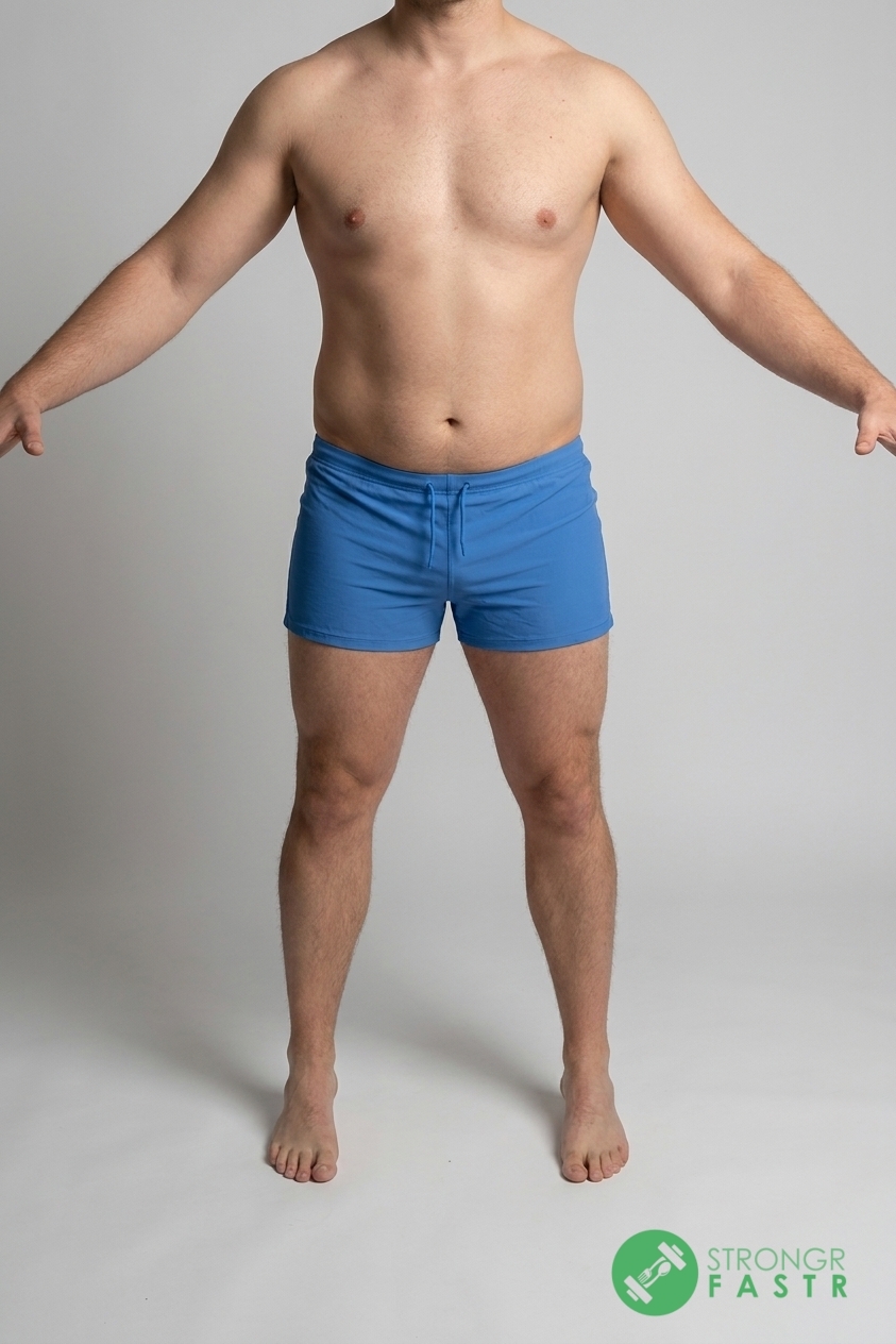A 5'6", 190 lbs male at about 21% body fat