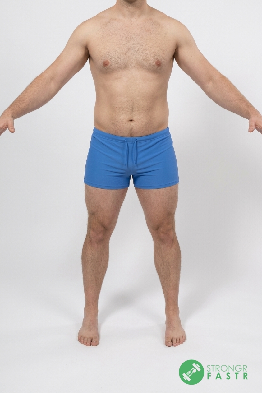 A 5'7", 180 lbs male at about 19% body fat