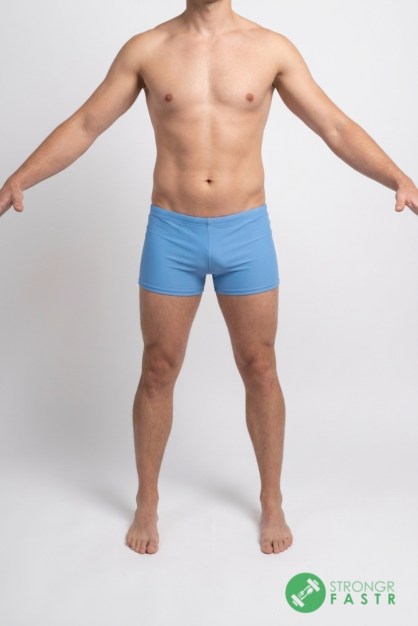 A 6'2", 200 lbs male at about 18% body fat