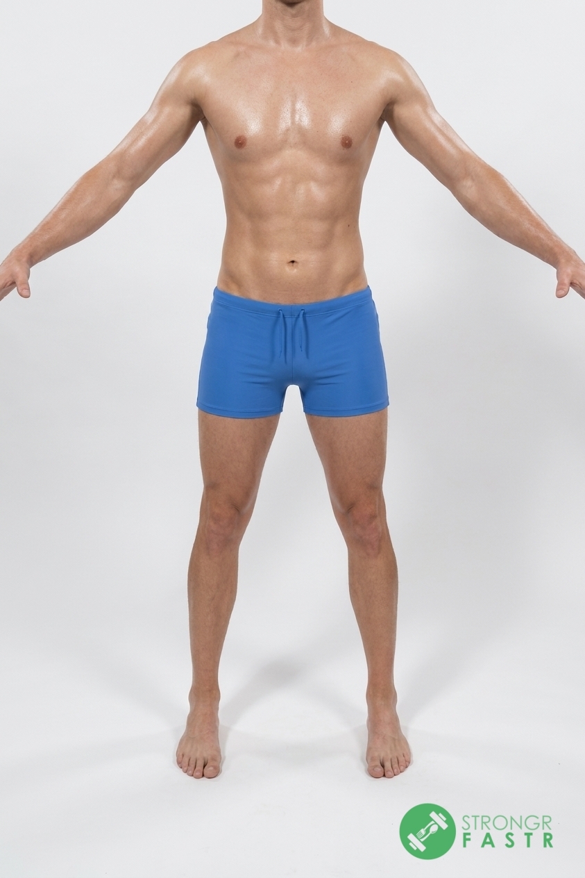 A 5'11", 150 lbs male at about 12% body fat