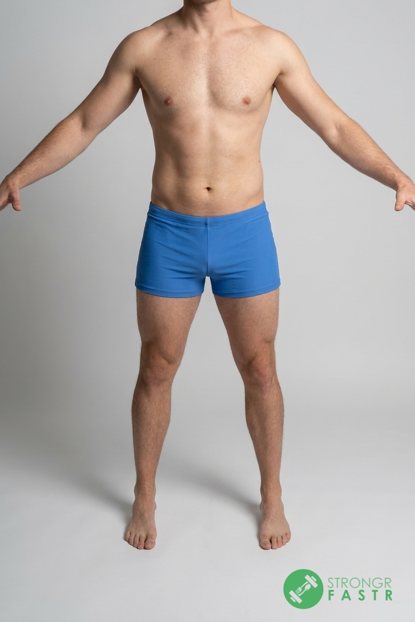 A 5'11", 190 lbs male at about 16% body fat