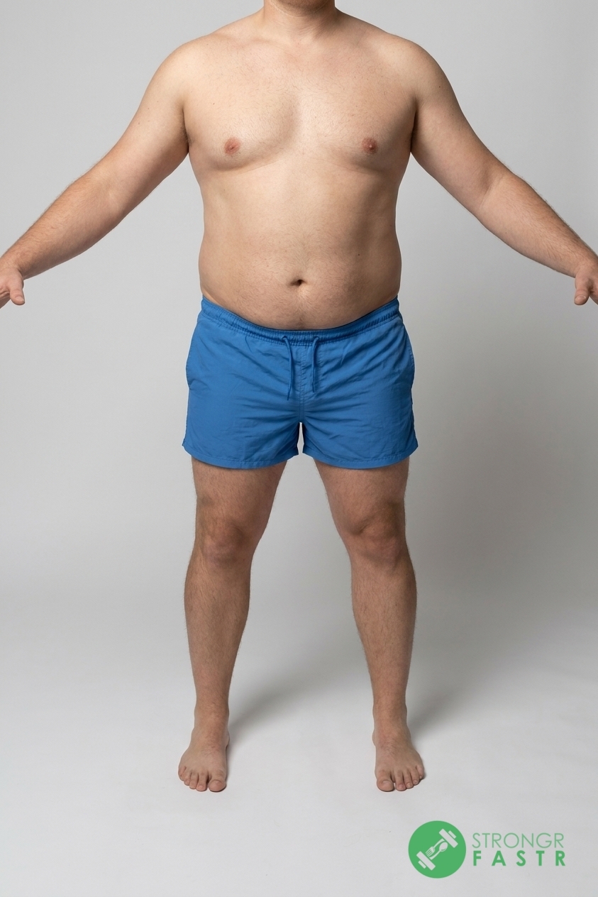 A 5'10", 250 lbs male at about 30% body fat