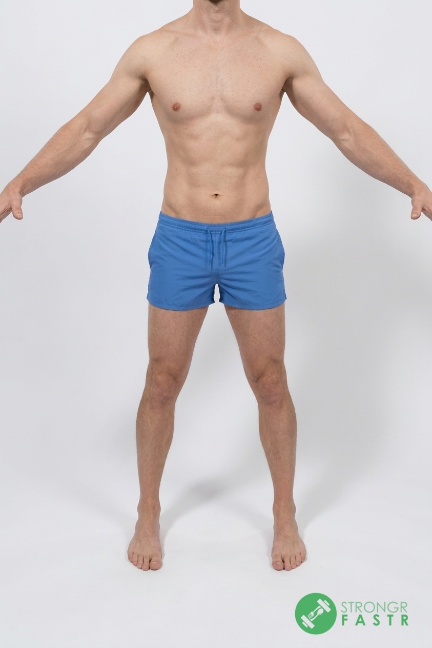 A 5'5", 120 lbs male at about 10% body fat