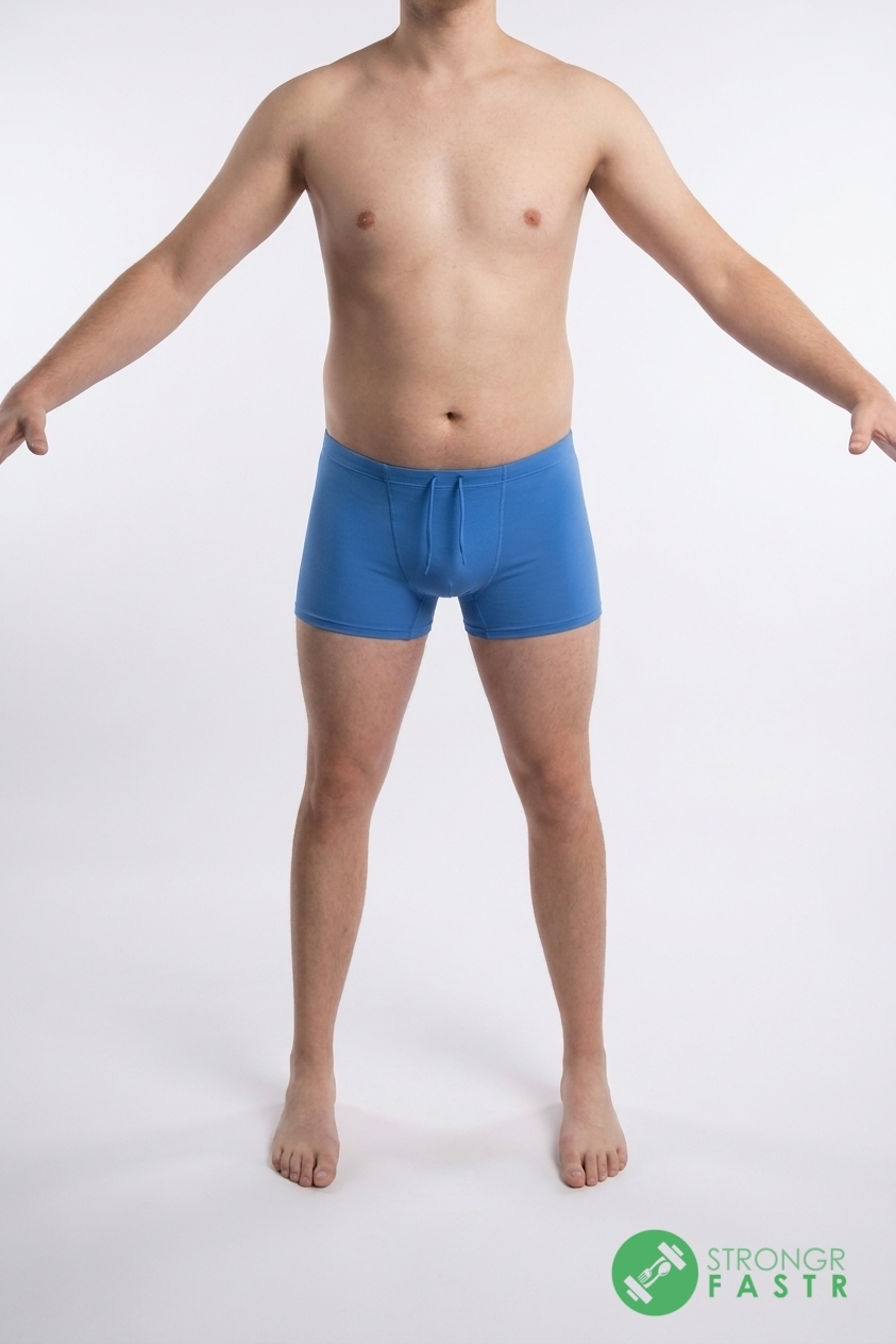 A 5'11", 180 lbs male at about 25% body fat