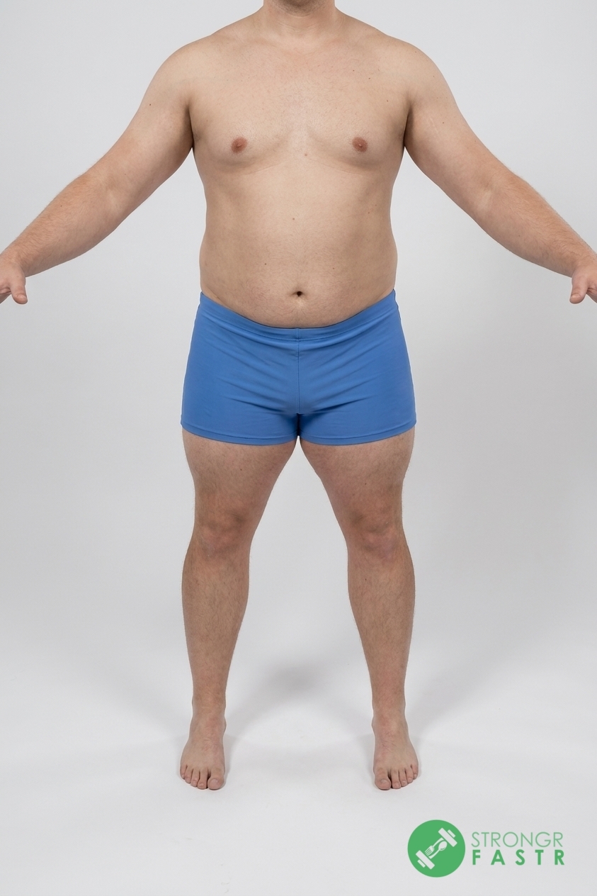 A 5'9", 230 lbs male at about 29% body fat