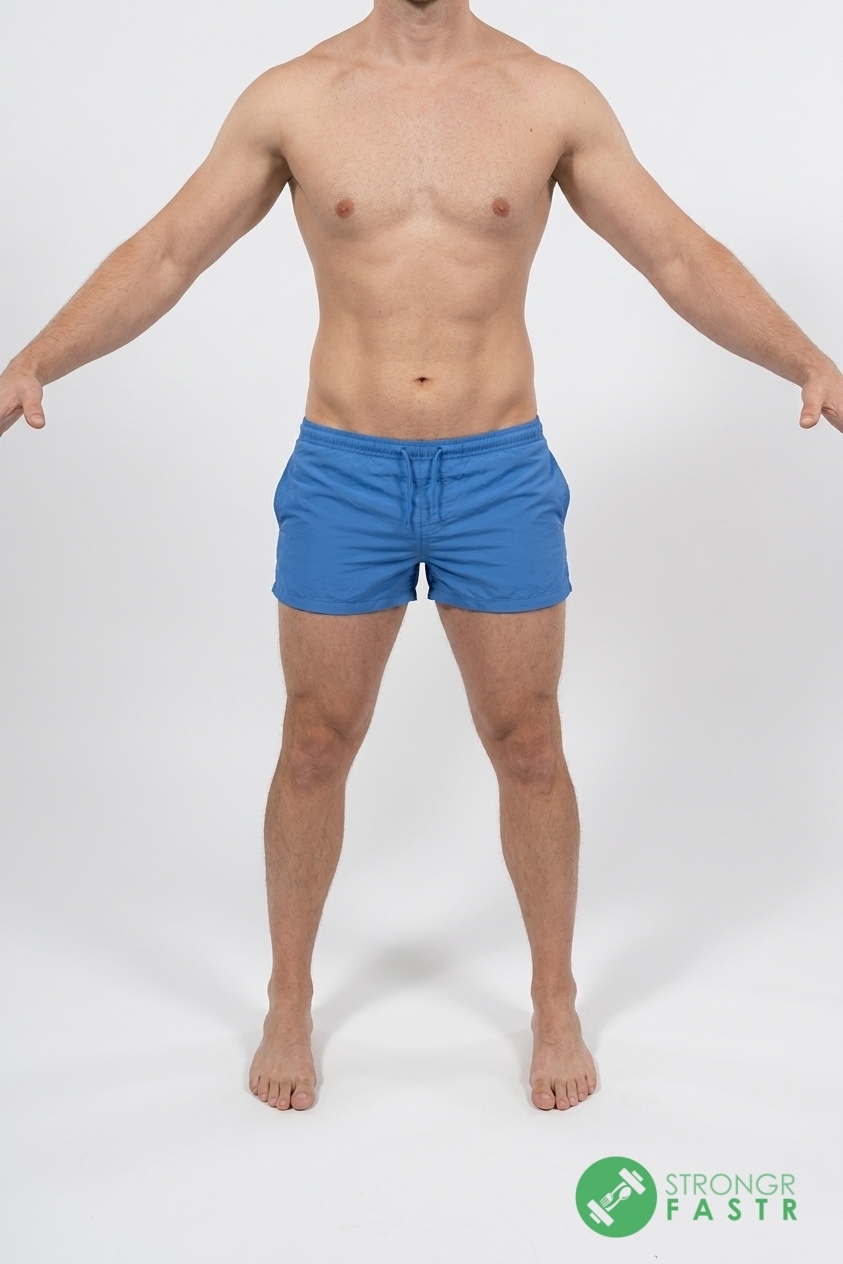 A 5'6", 150 lbs male at about 14% body fat
