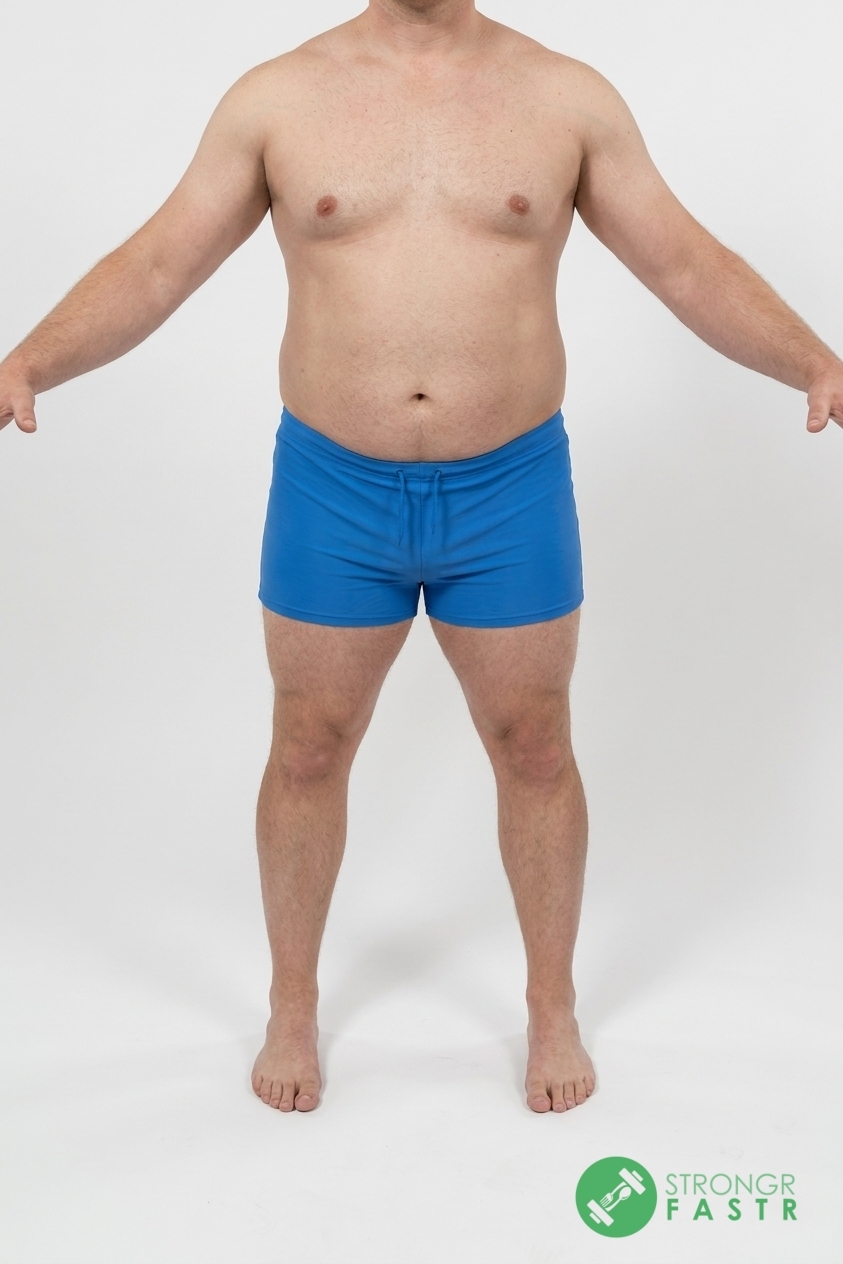 A 5'7", 220 lbs male at about 30% body fat