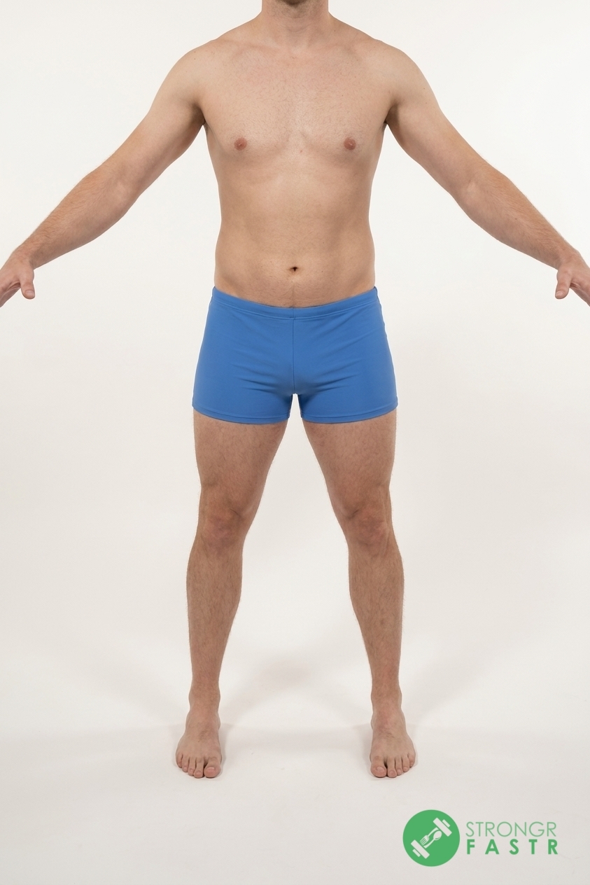 A 5'6", 160 lbs male at about 17% body fat