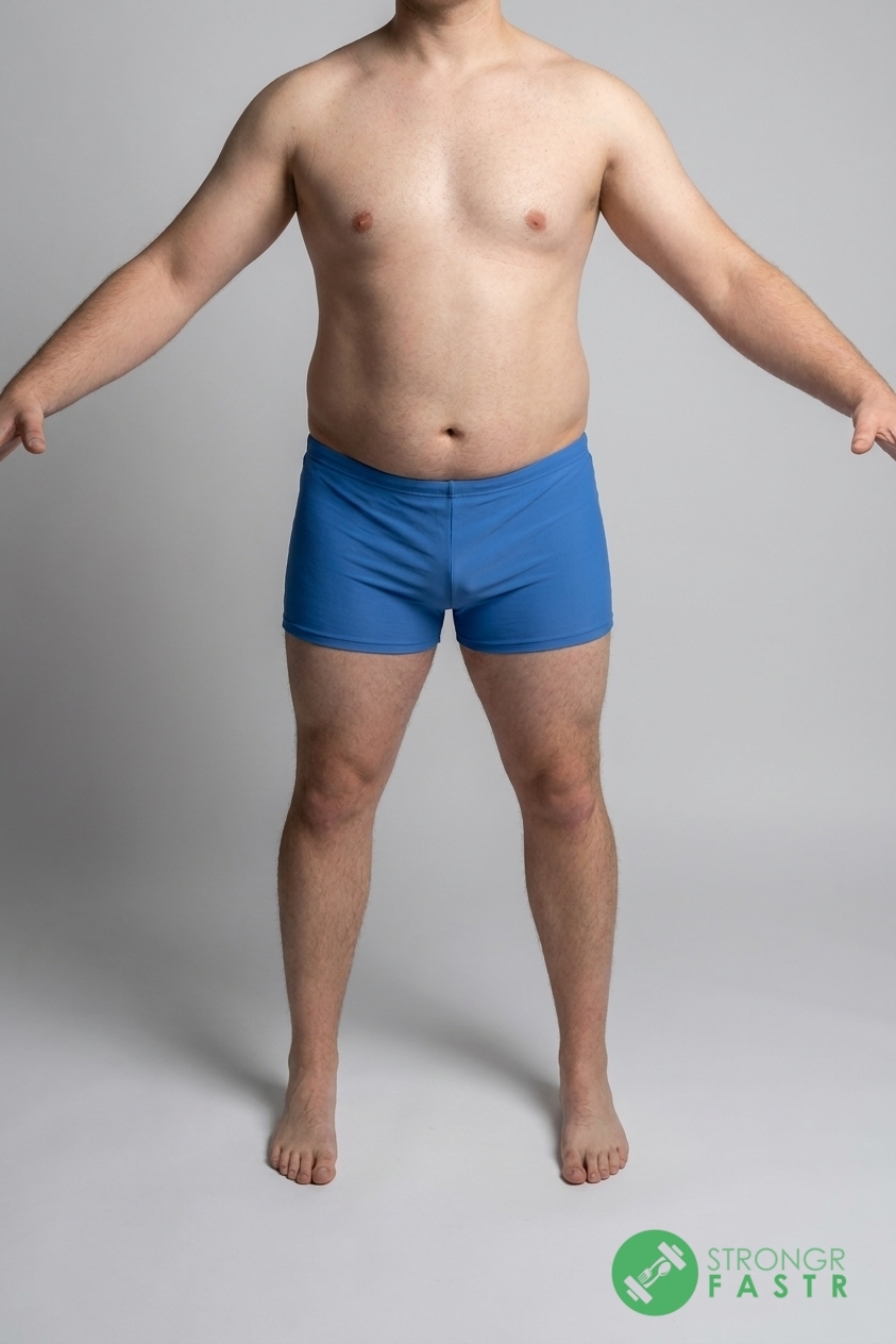 A 5'9", 200 lbs male at about 27% body fat