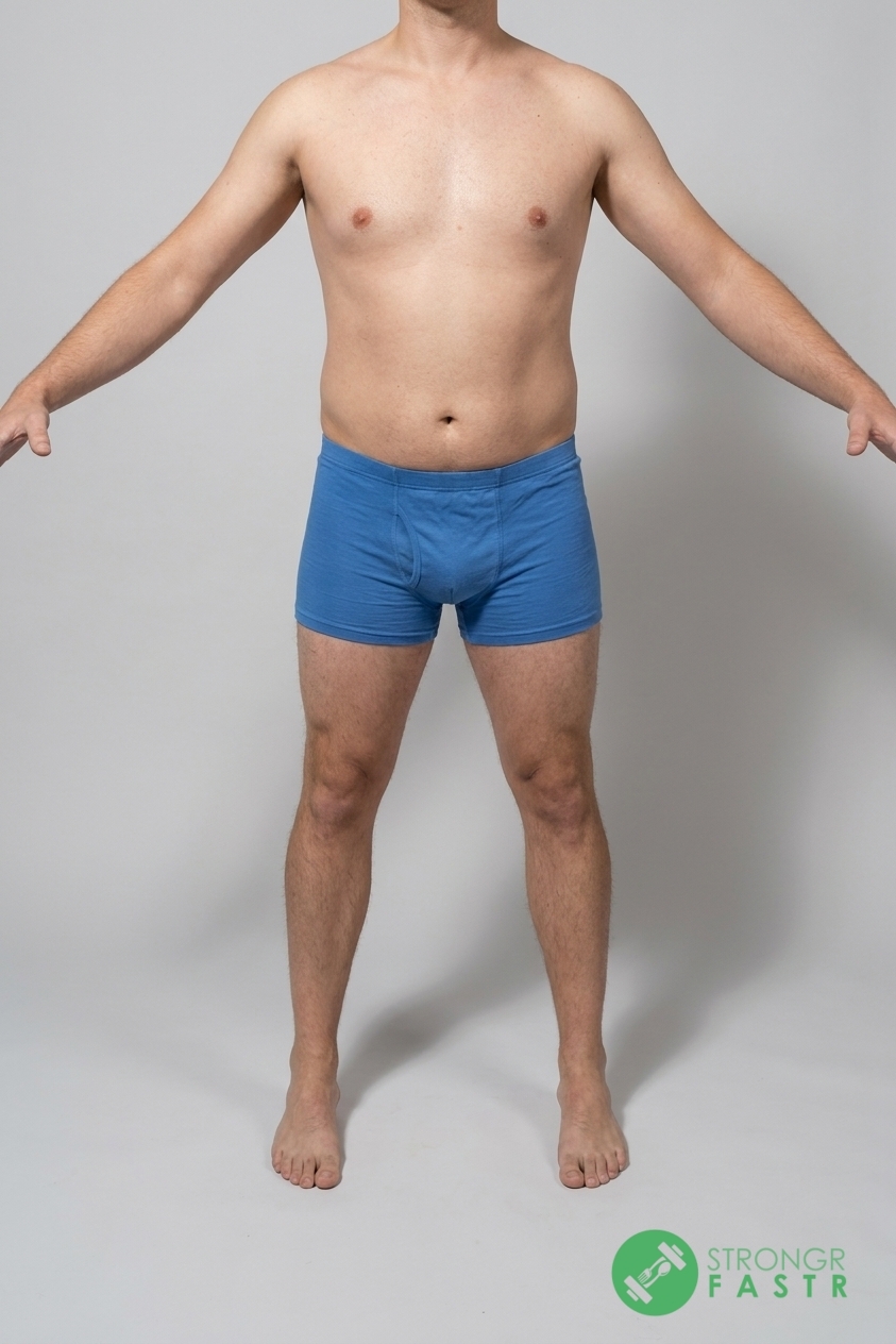 A 5'11", 200 lbs male at about 24% body fat