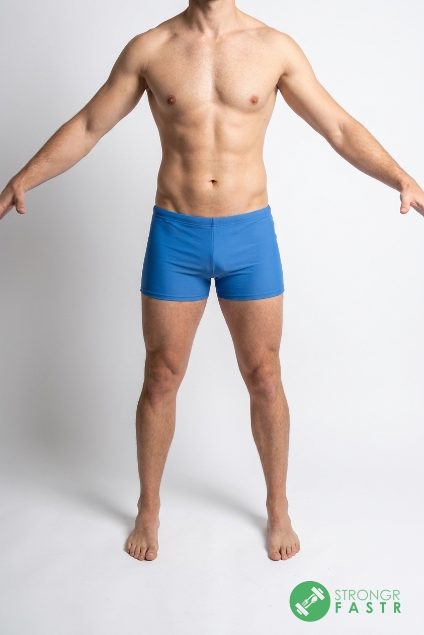 A 5'11", 180 lbs male at about 12% body fat
