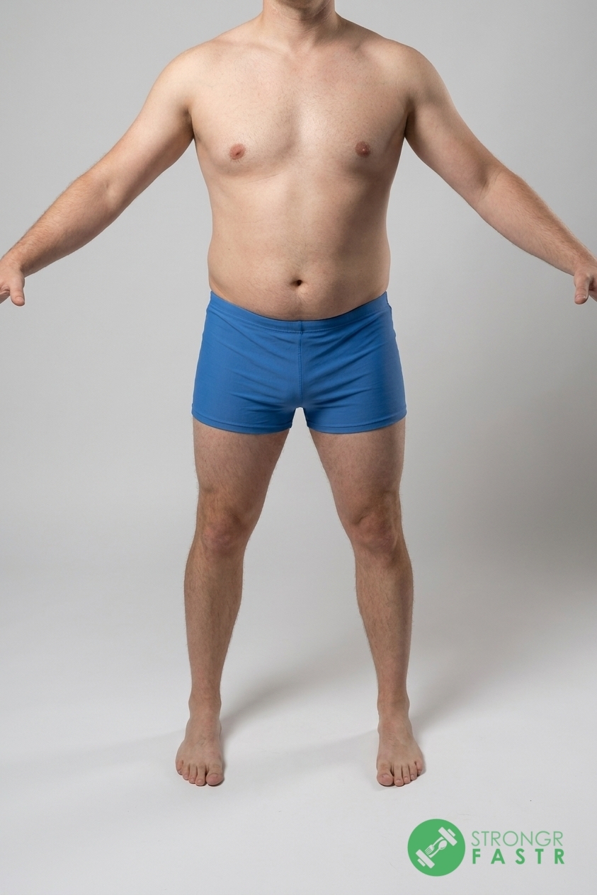 A 5'5", 170 lbs male at about 24% body fat