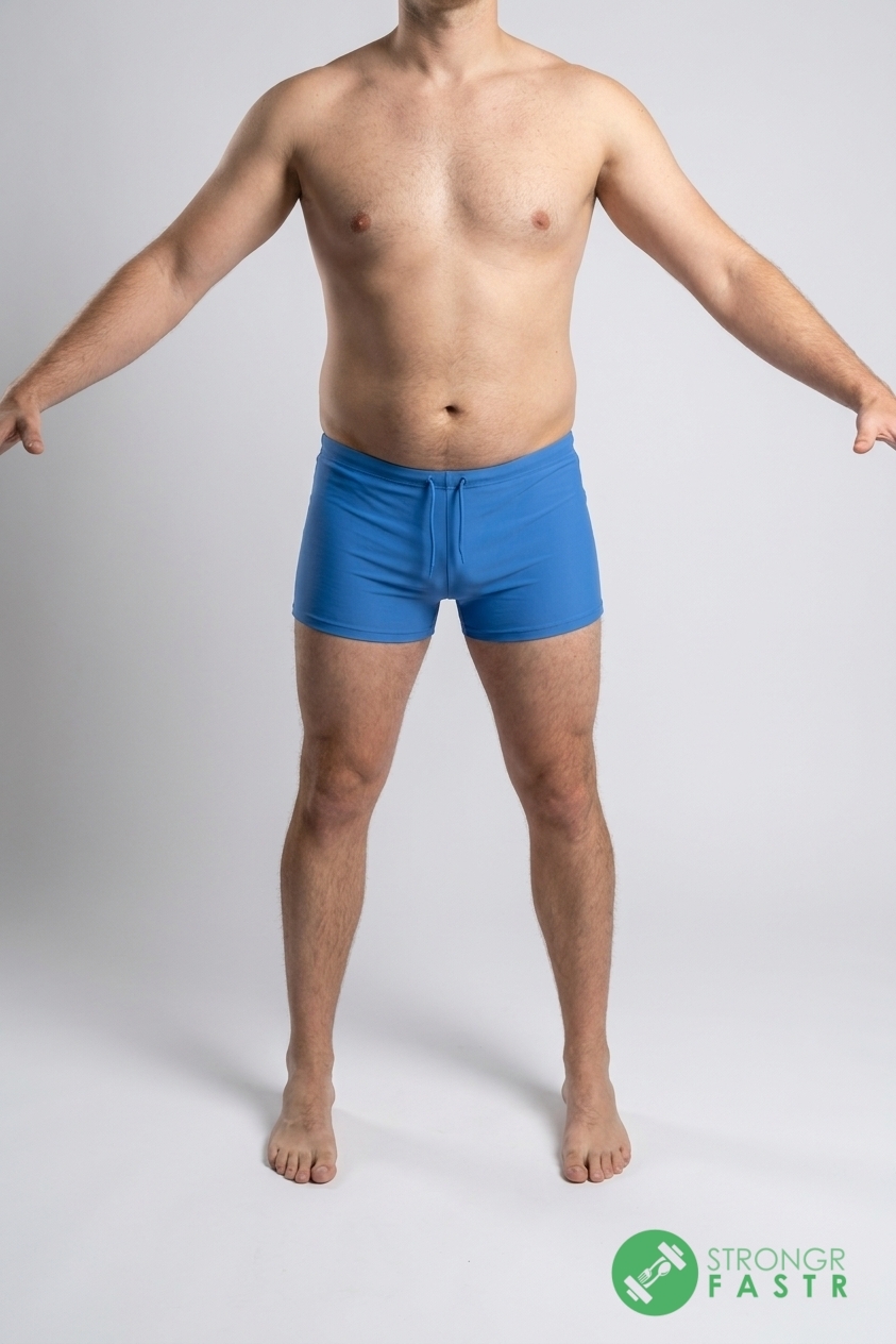 A 5'7", 160 lbs male at about 27% body fat